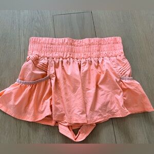 Peach Ruffled Skorts FP Movement XS